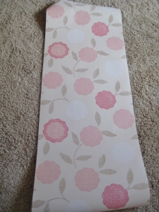 Osborne & Little wallcovering that was so sweet for this baby girl's new nursery.